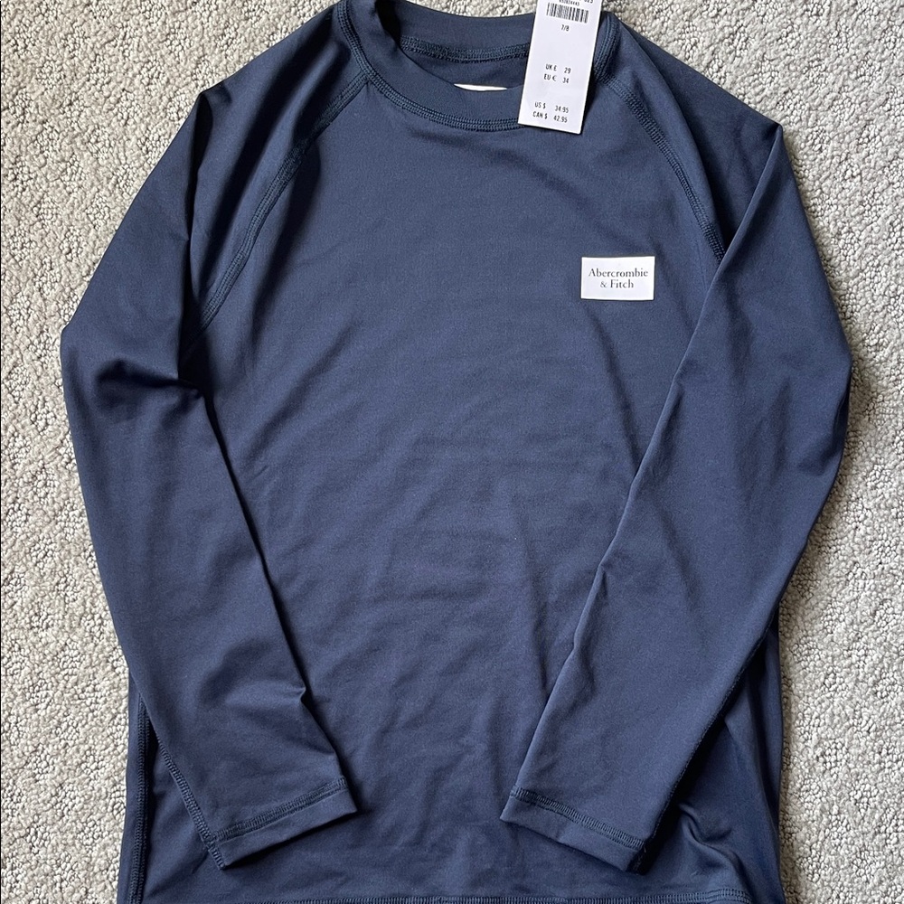 Rashguard Abercrombie & Fitch boys Navy Shirt